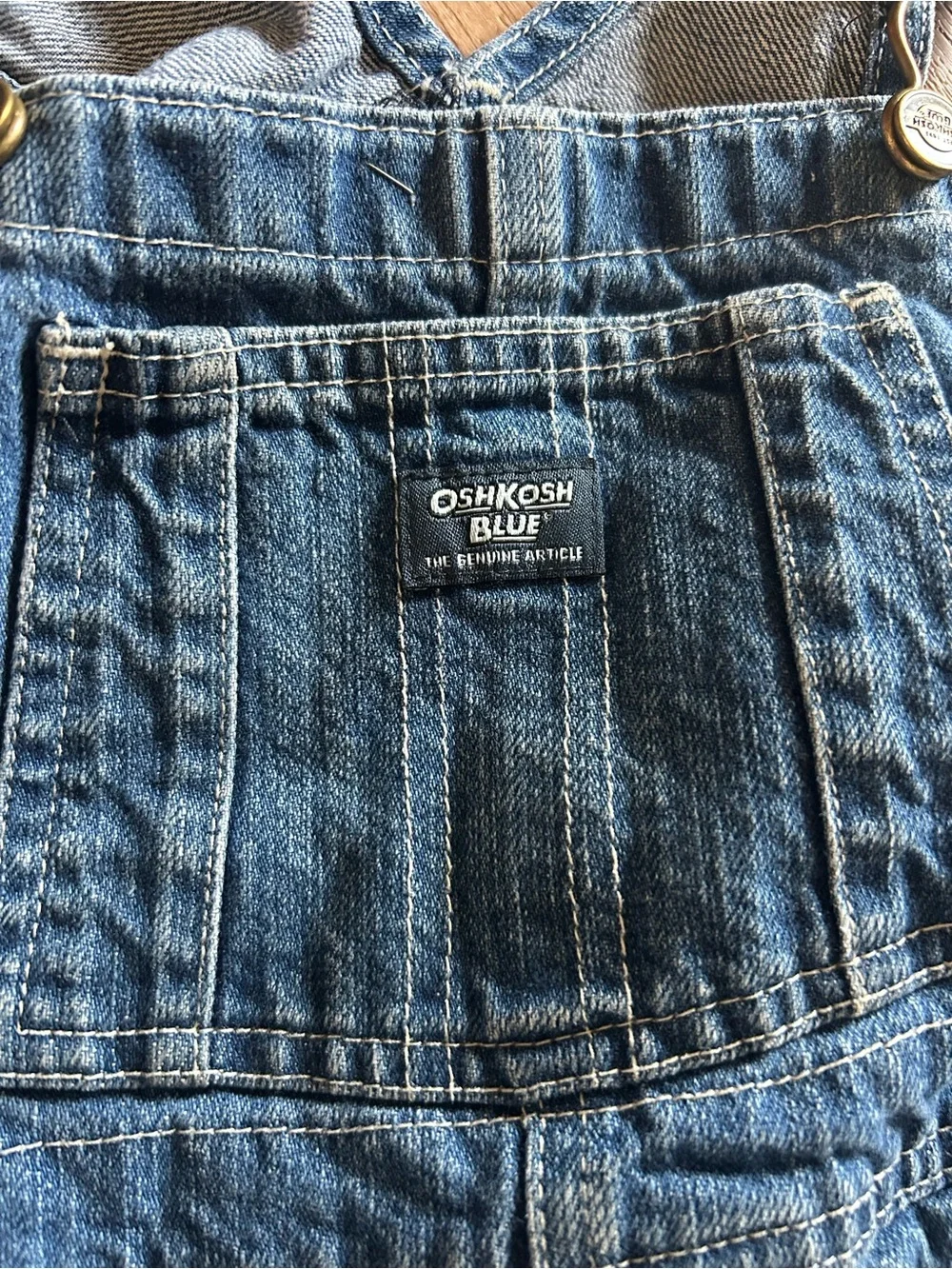 OshKosh B'gosh Classic Blue Denim Kids Overalls